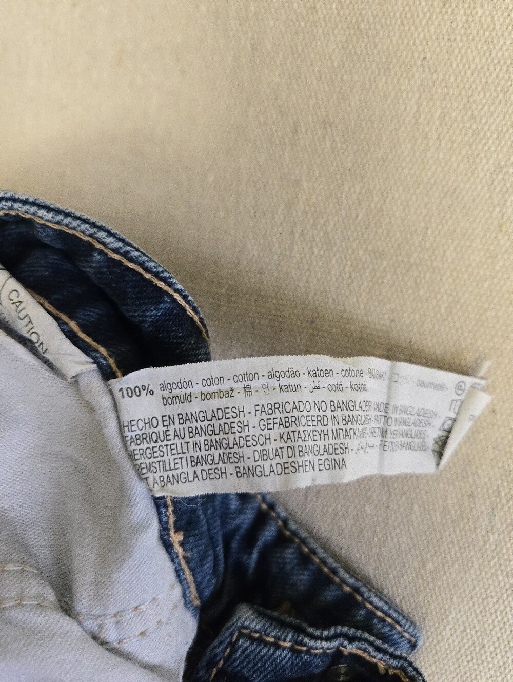 Zara Women's Dark Blue Relaxed Carpenter Jeans 100% Cotton - Picture 7 of 7